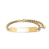 Or 18 carats | Bracelet Barrette Dorée